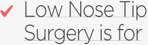 Low Nose Tip