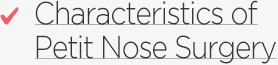 Petit Nose Surgery